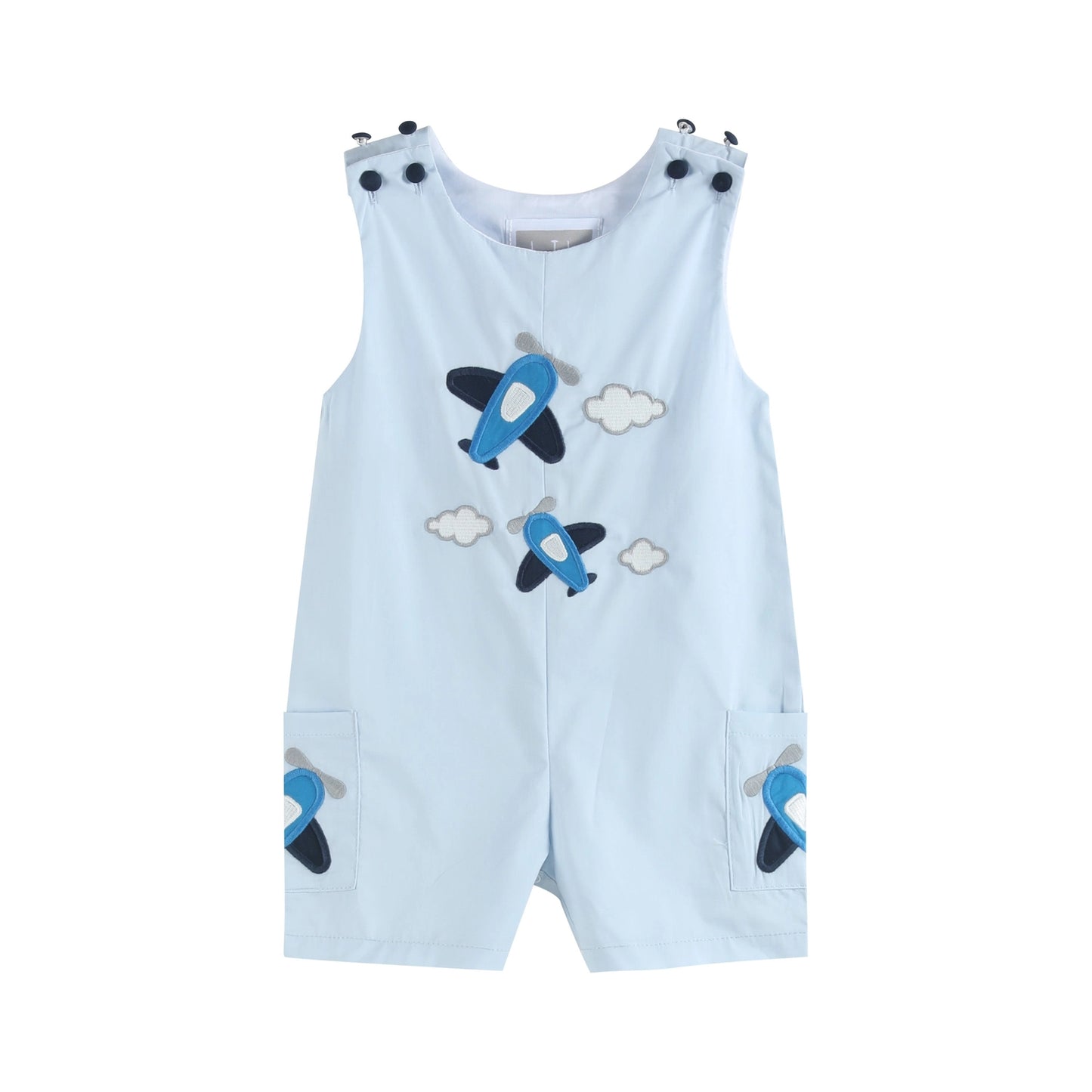 Blue Airplane Shortalls