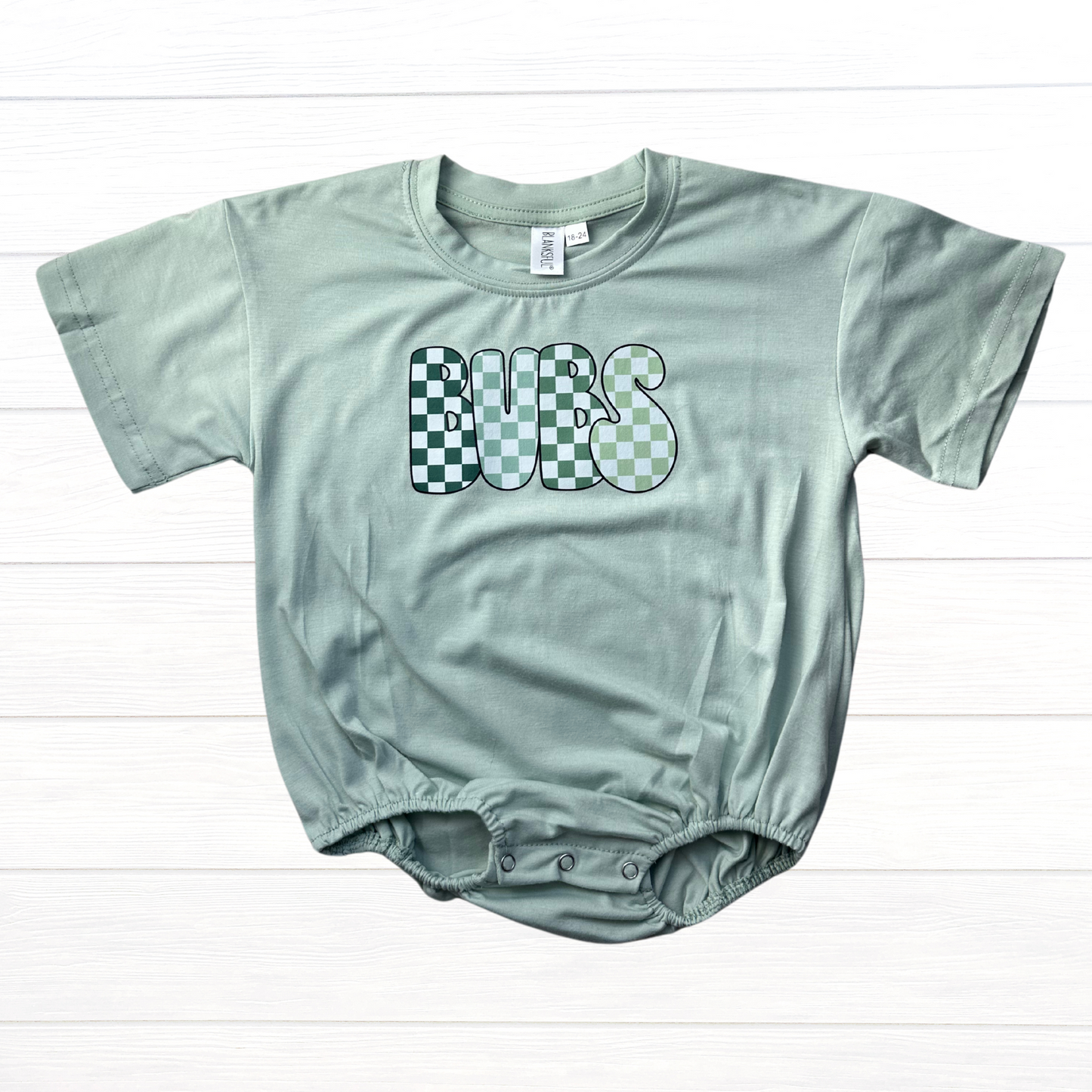 Bubs Green Bubble Romper