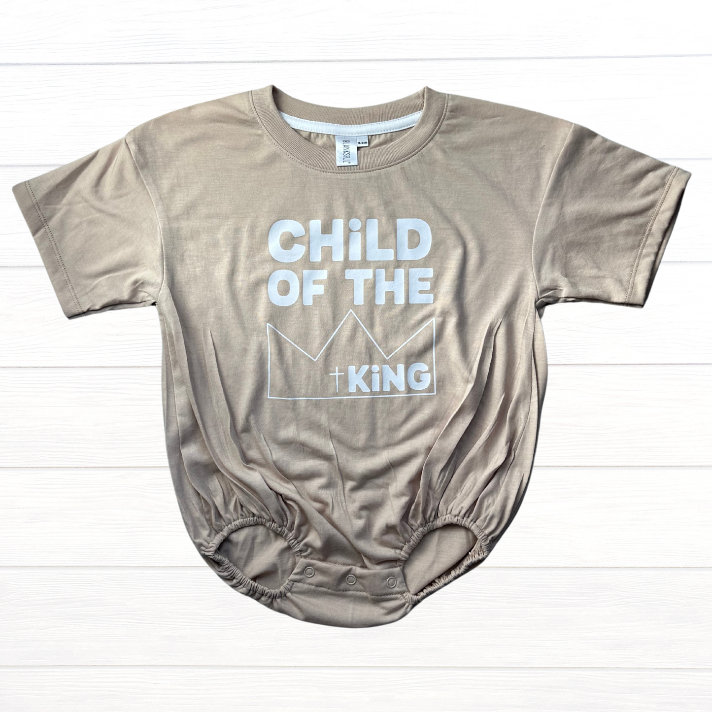 Child Of The King Bubble Romper